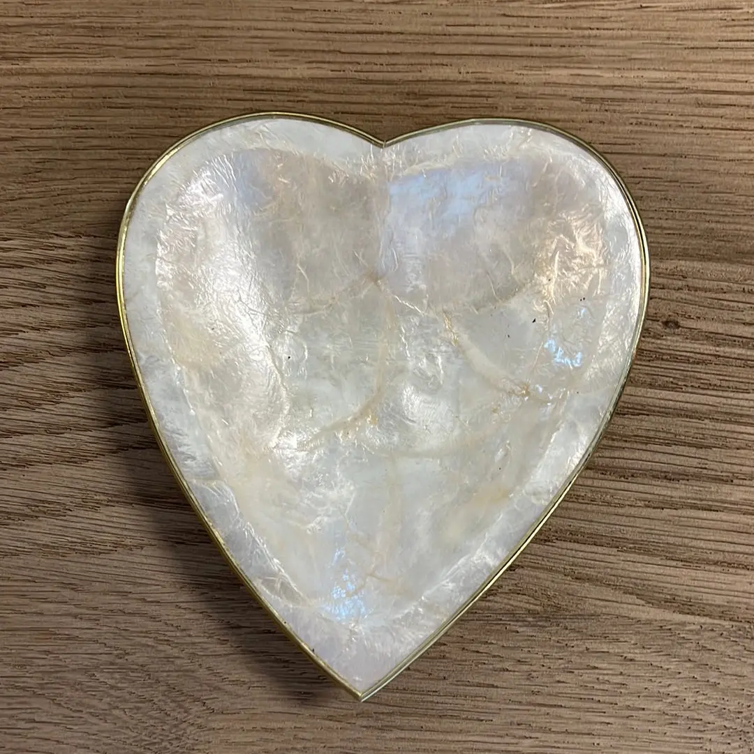 Heart Shaped Shell Catch All Dish 1