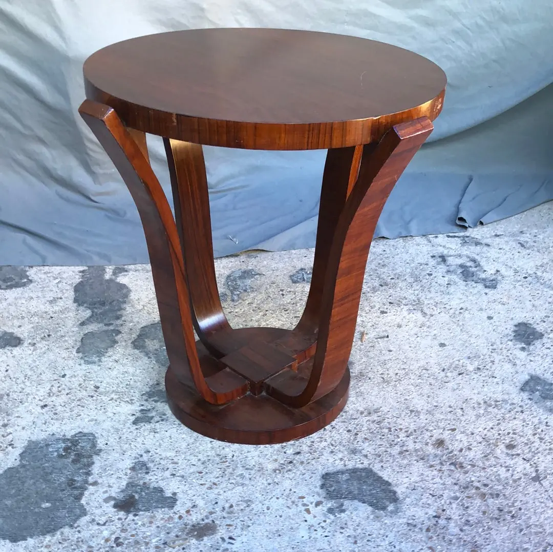 Art Deco Mahogany Occasional Table 1