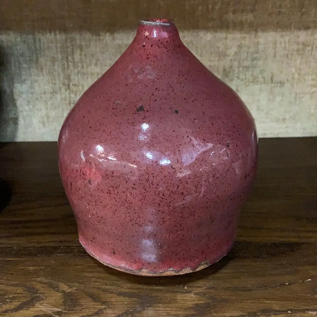 Red Glazed Pottery Vase 1