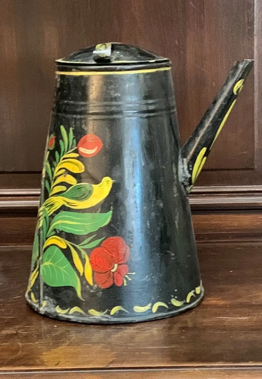 Tole Painted Pitcher 1