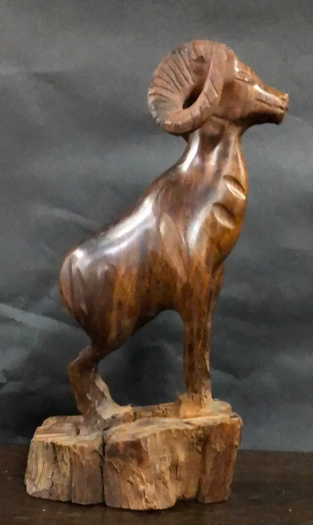 Carved Mountain Goat 1