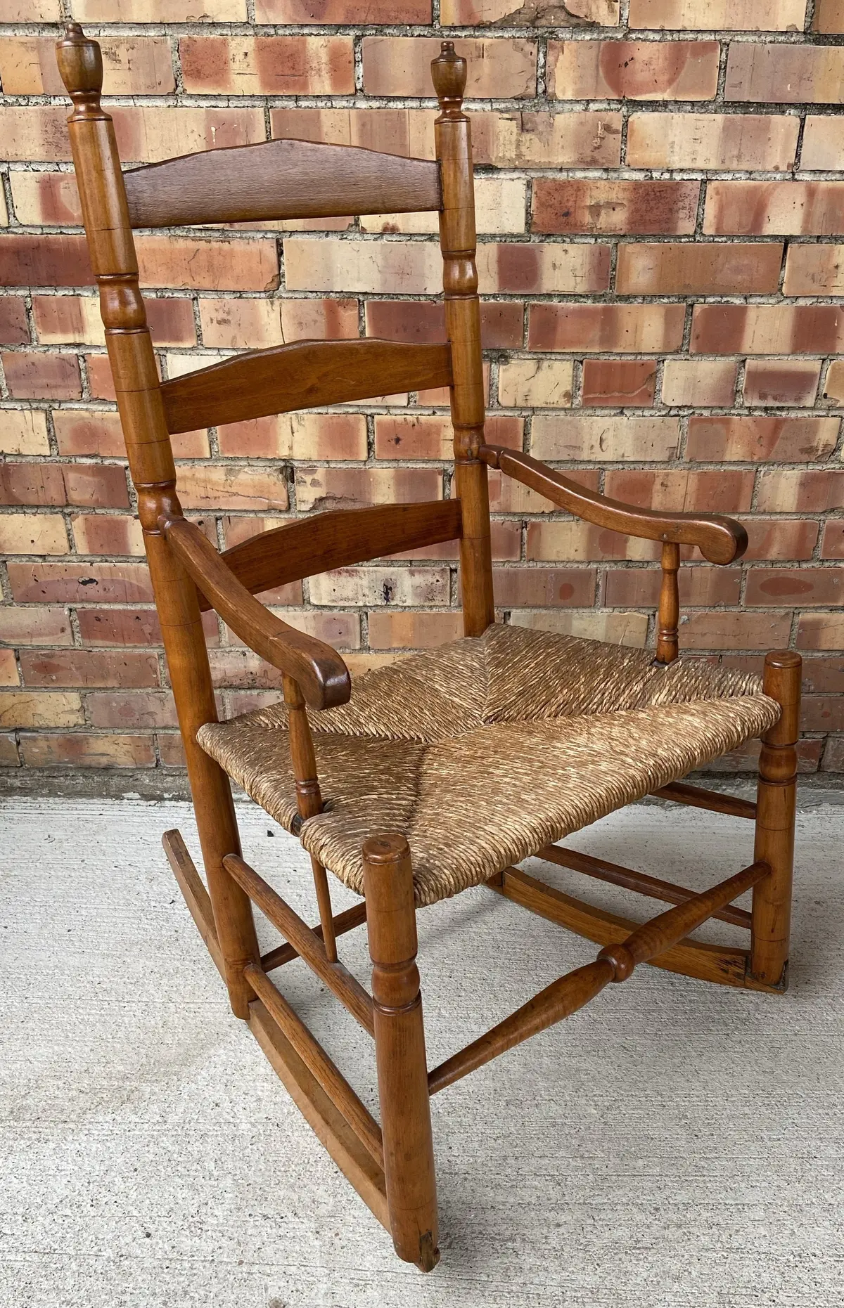 Circa 1760 Bergen County, Nj Hoop Skirt Rocker 1
