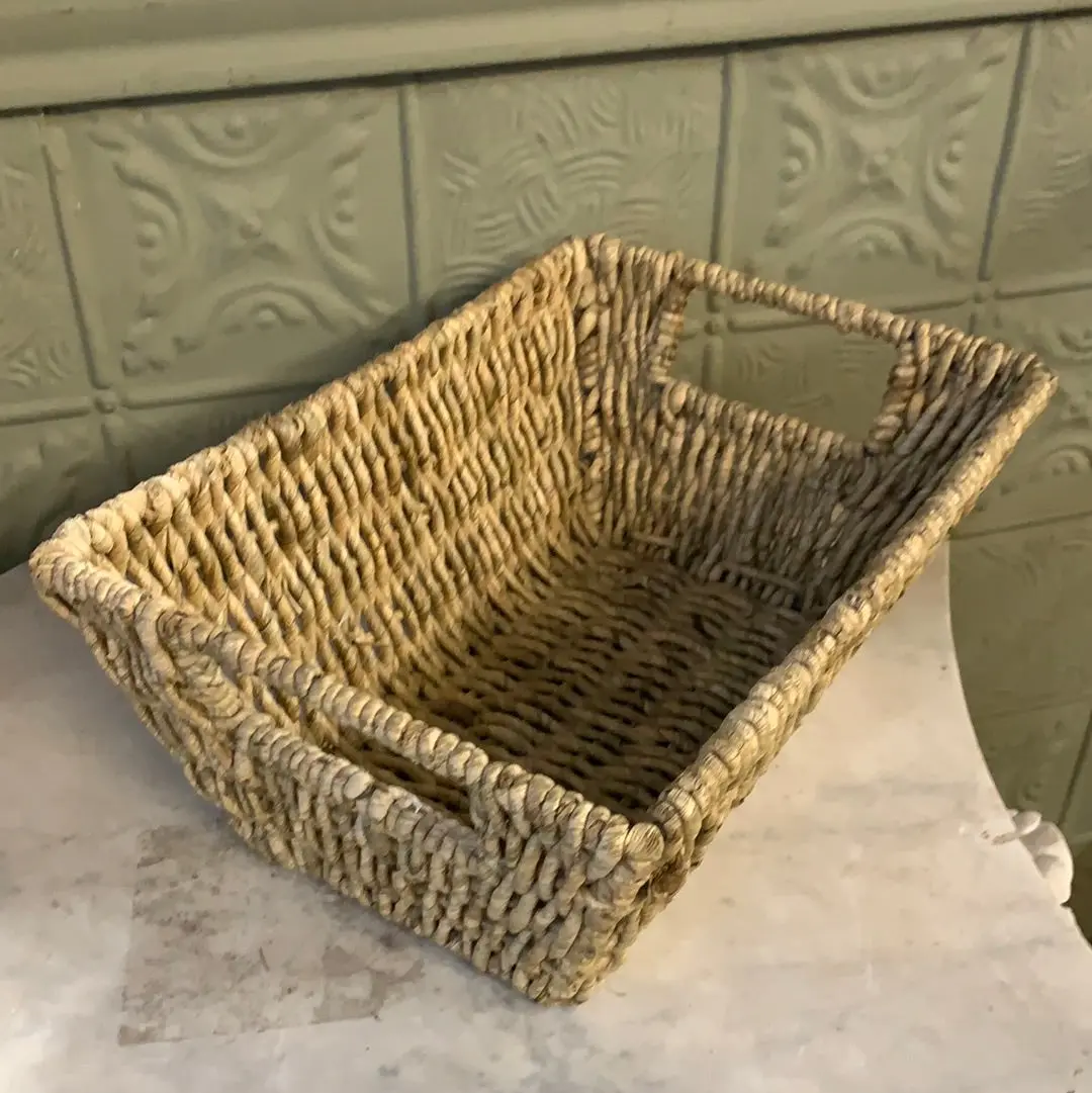 Rectangular Basket With Handles 1