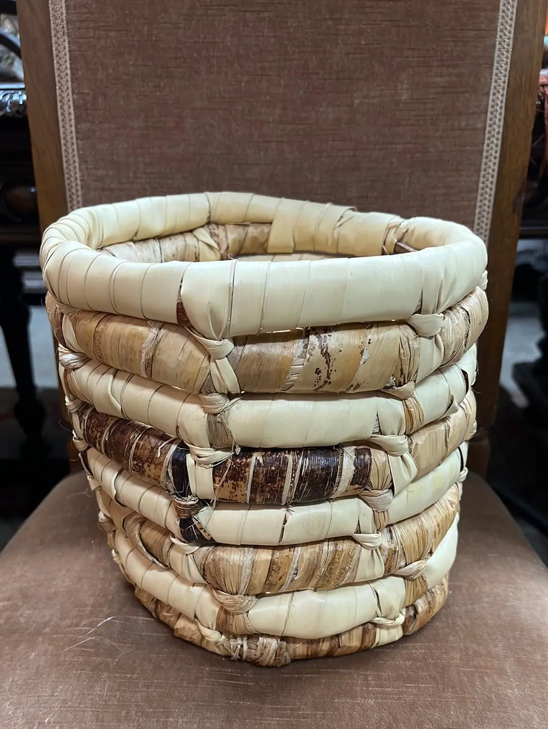 Woven Seagrass Planter Basket 1