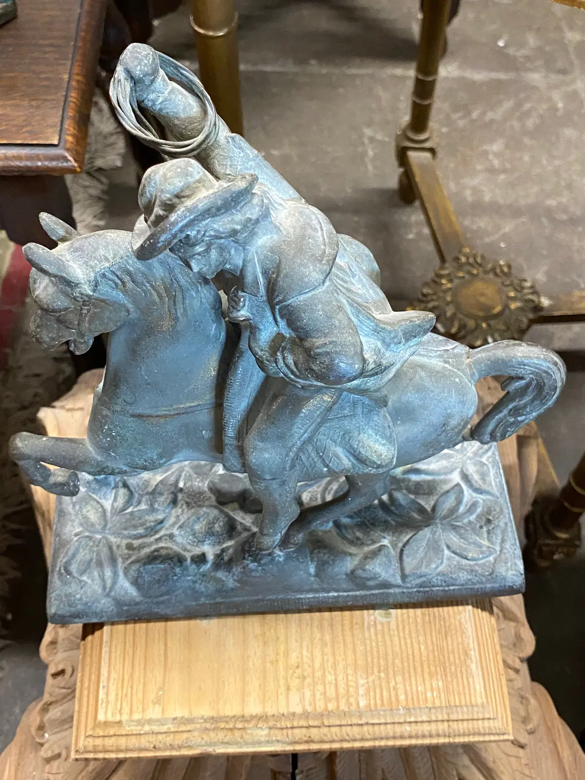 Buffalo Bill Spelter Statue 1