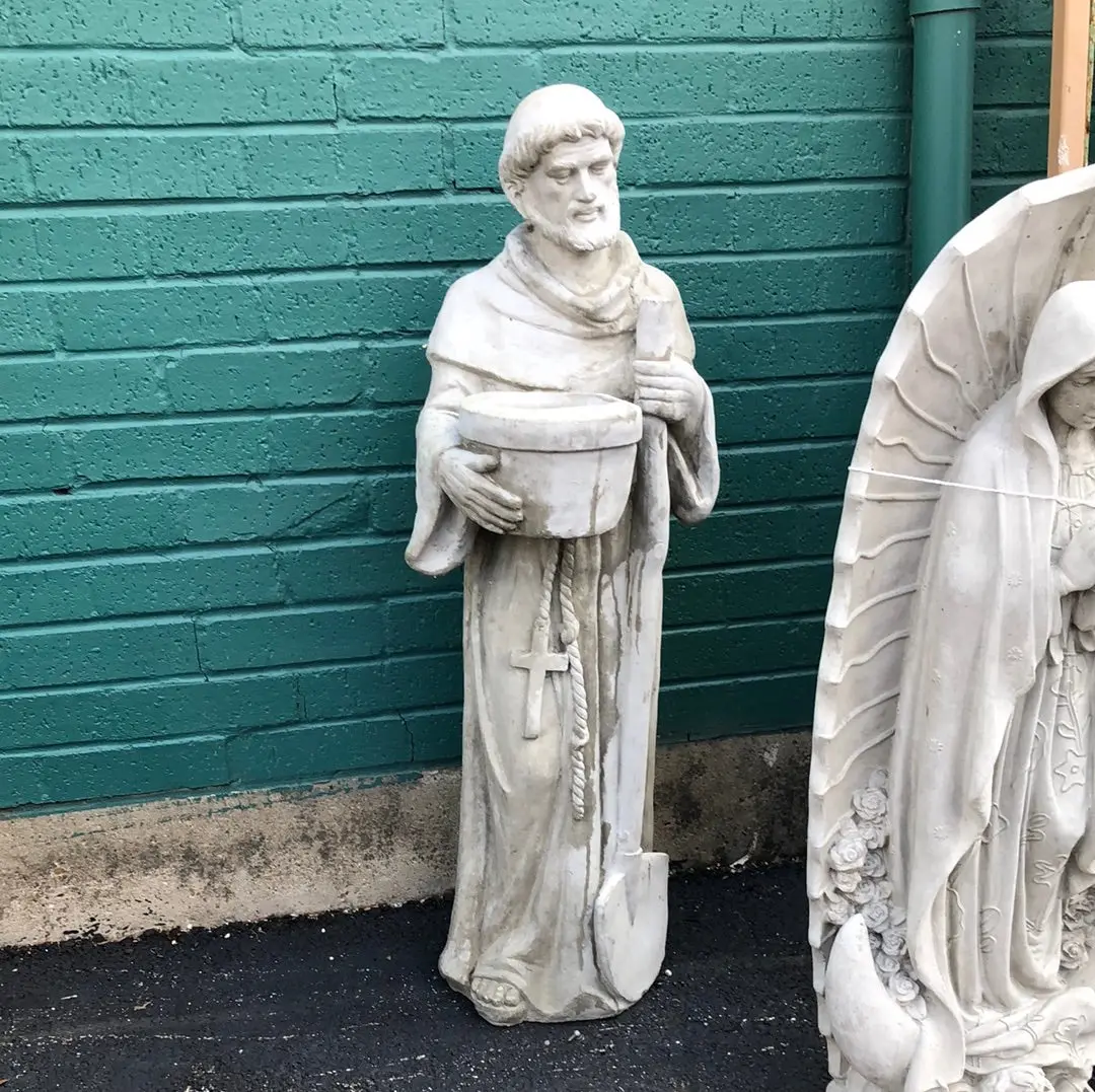 Concrete Statue Of St. Fiarce 1