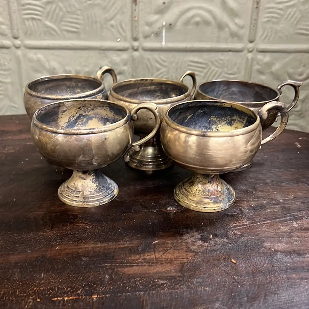 Set Of 5 Brass Cups 1