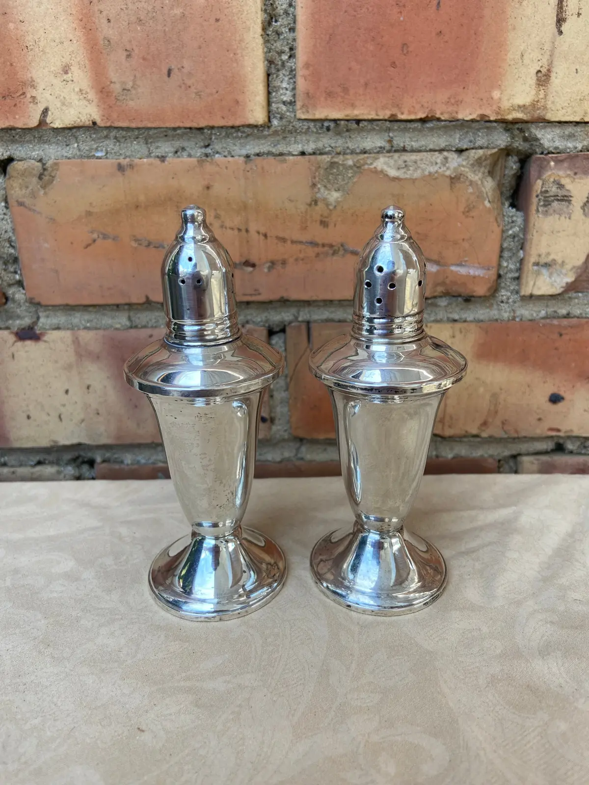 Sterling Silver Salt And Pepper Shakers 1
