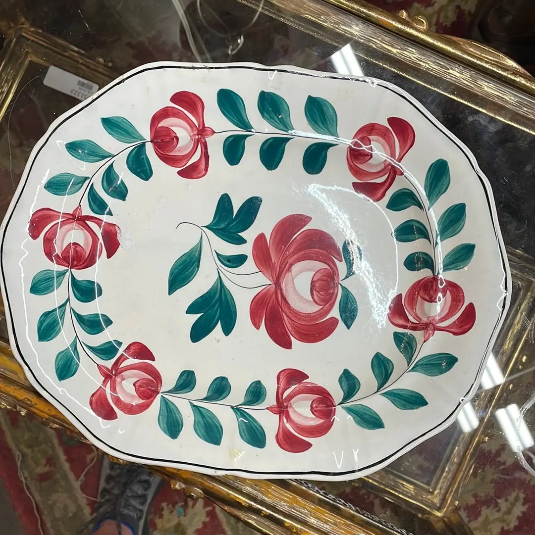 Hand Painted English Platter 1