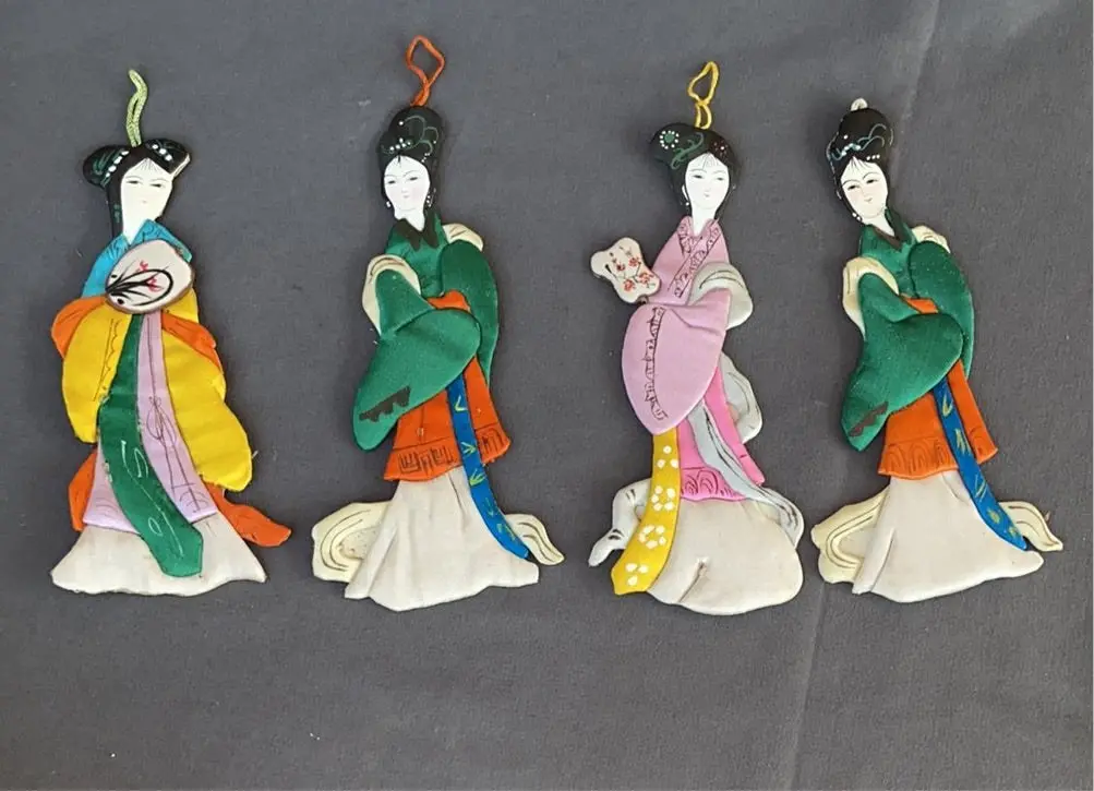 Fabric Chinese Figures Set In Box 1