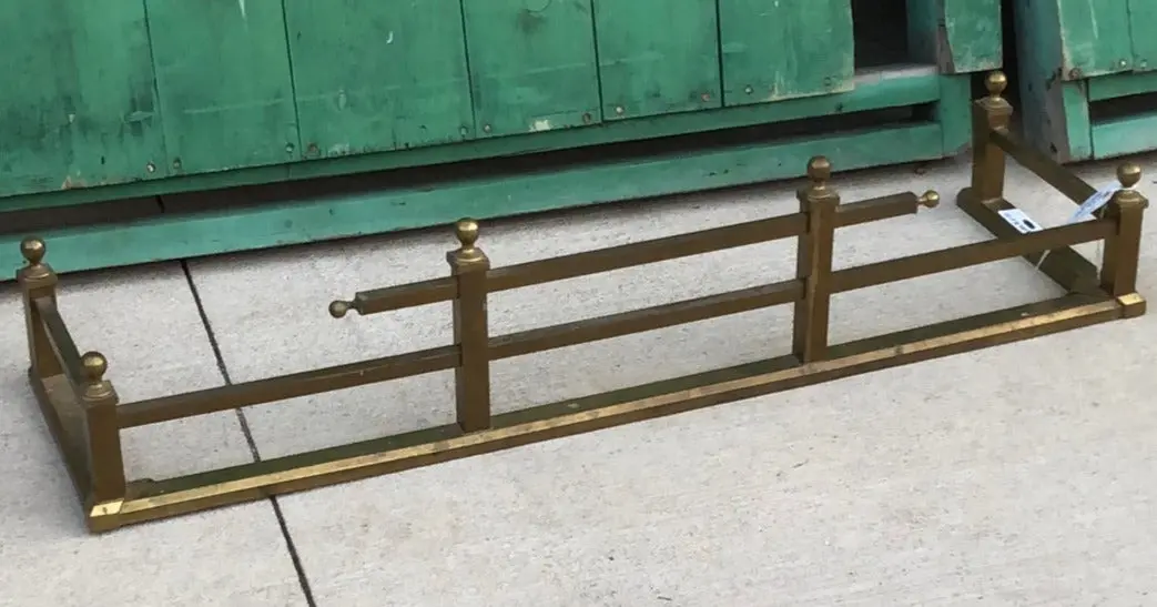 Small Brass Fire Fender 1