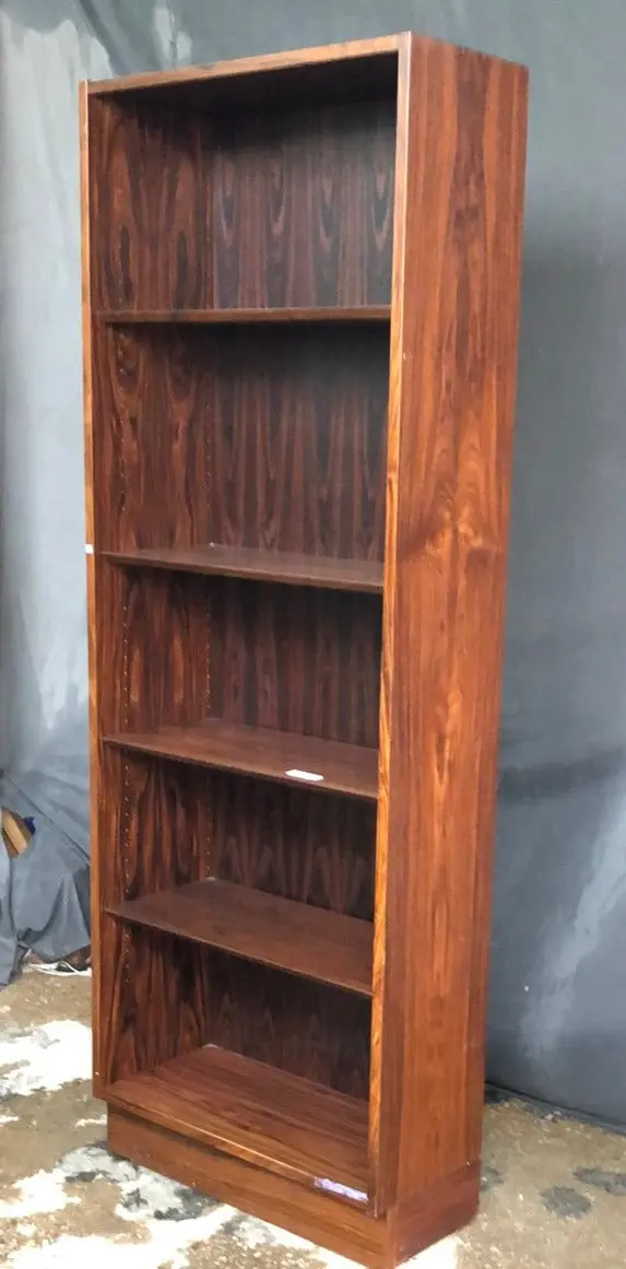 Single Danish Teak Modern Bookcase 1