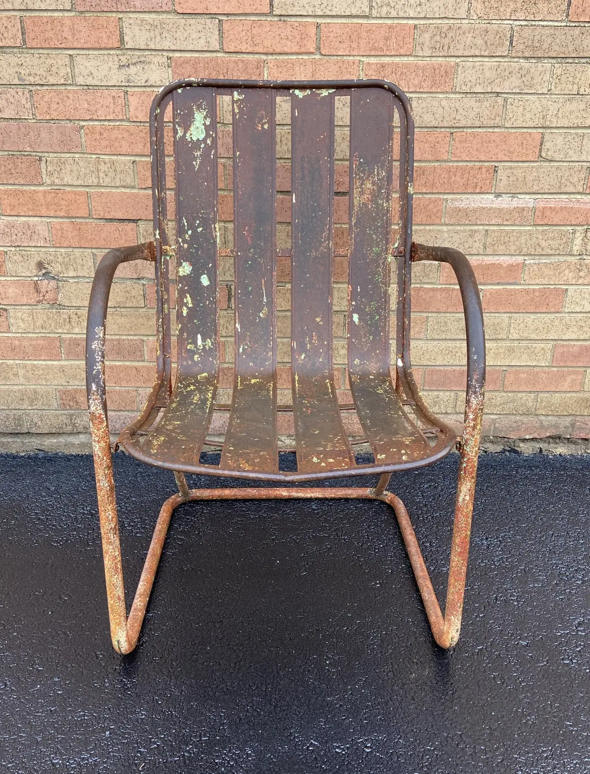 Shabby Chic Antique Patio Chair 1
