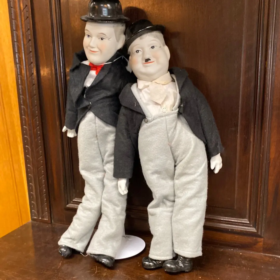 Pair Of Laurel And Hardy Dolls 1