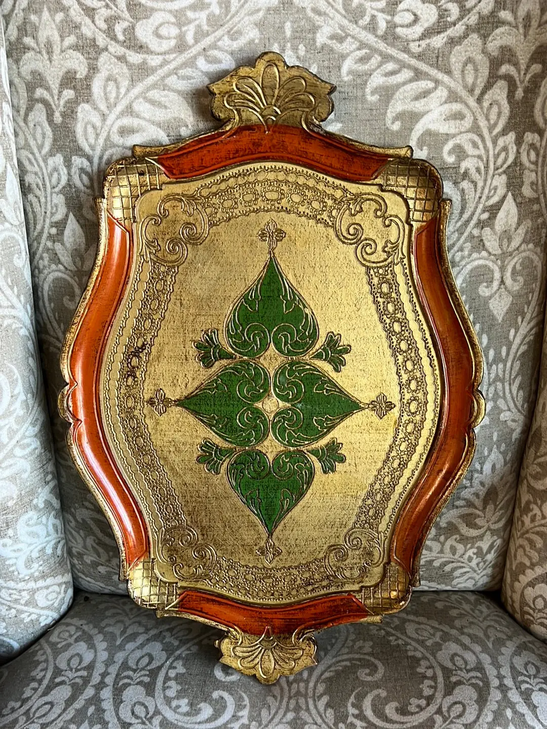 Medium Rectangular Florentine Tray 1