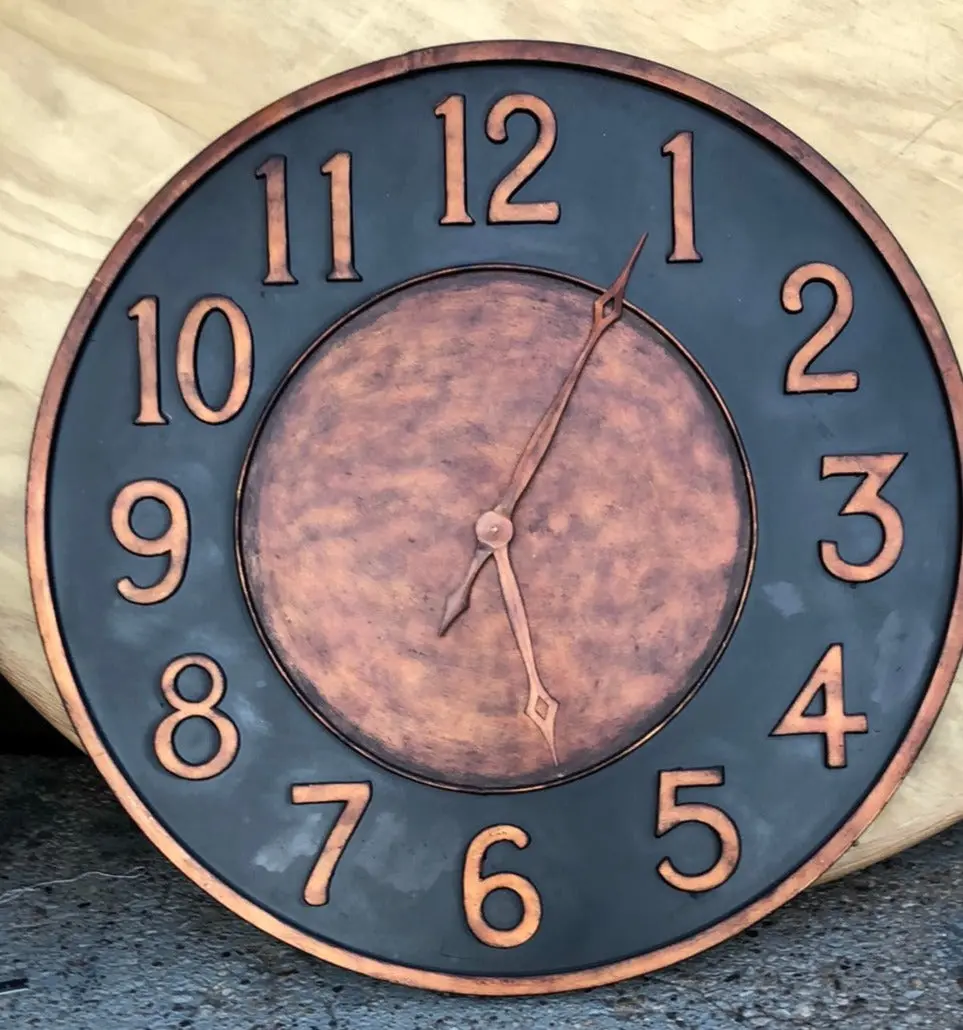 Large Metal Clock Face 1