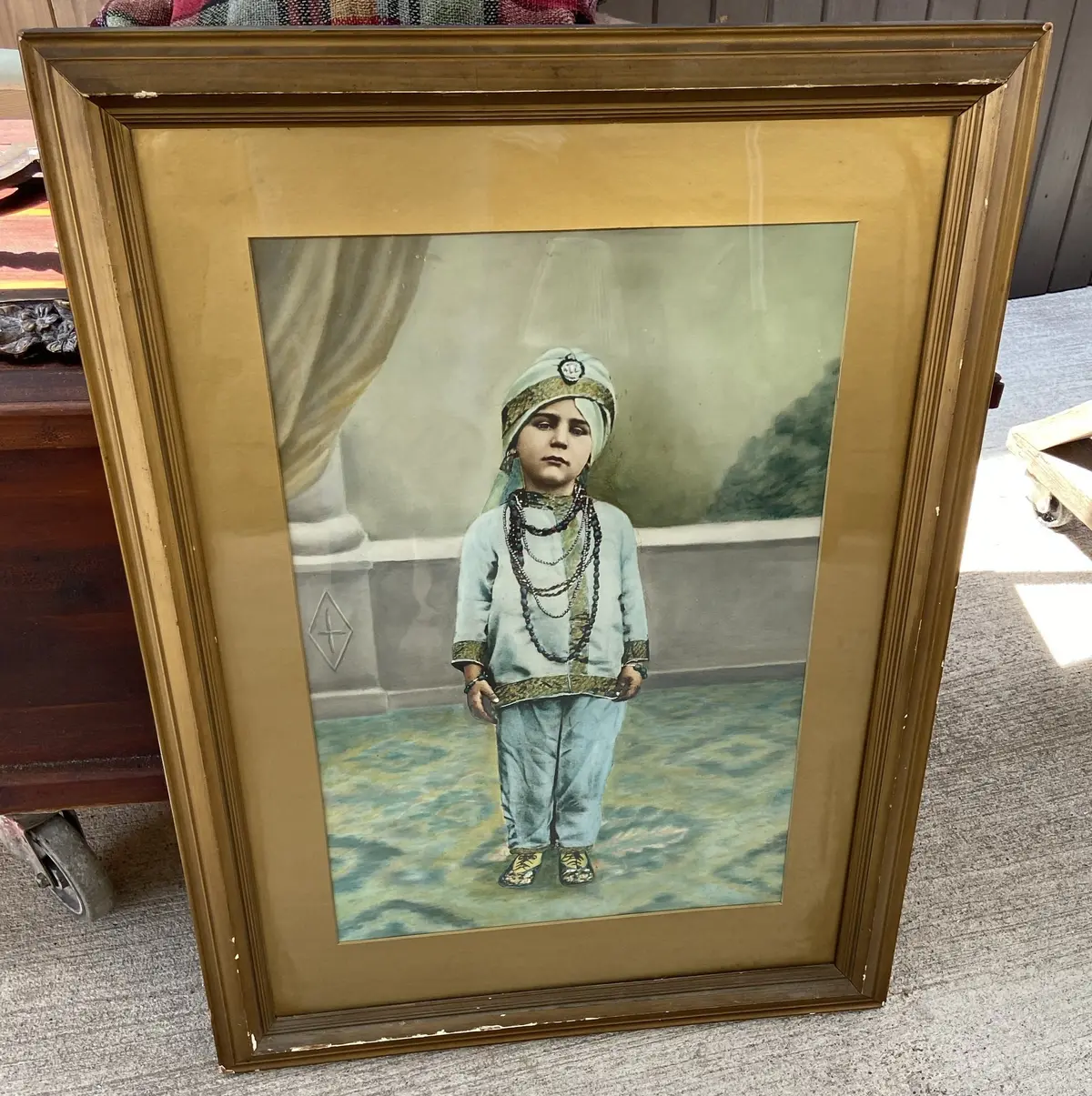 Hand Colored Photo Of Maharaja Boy 1