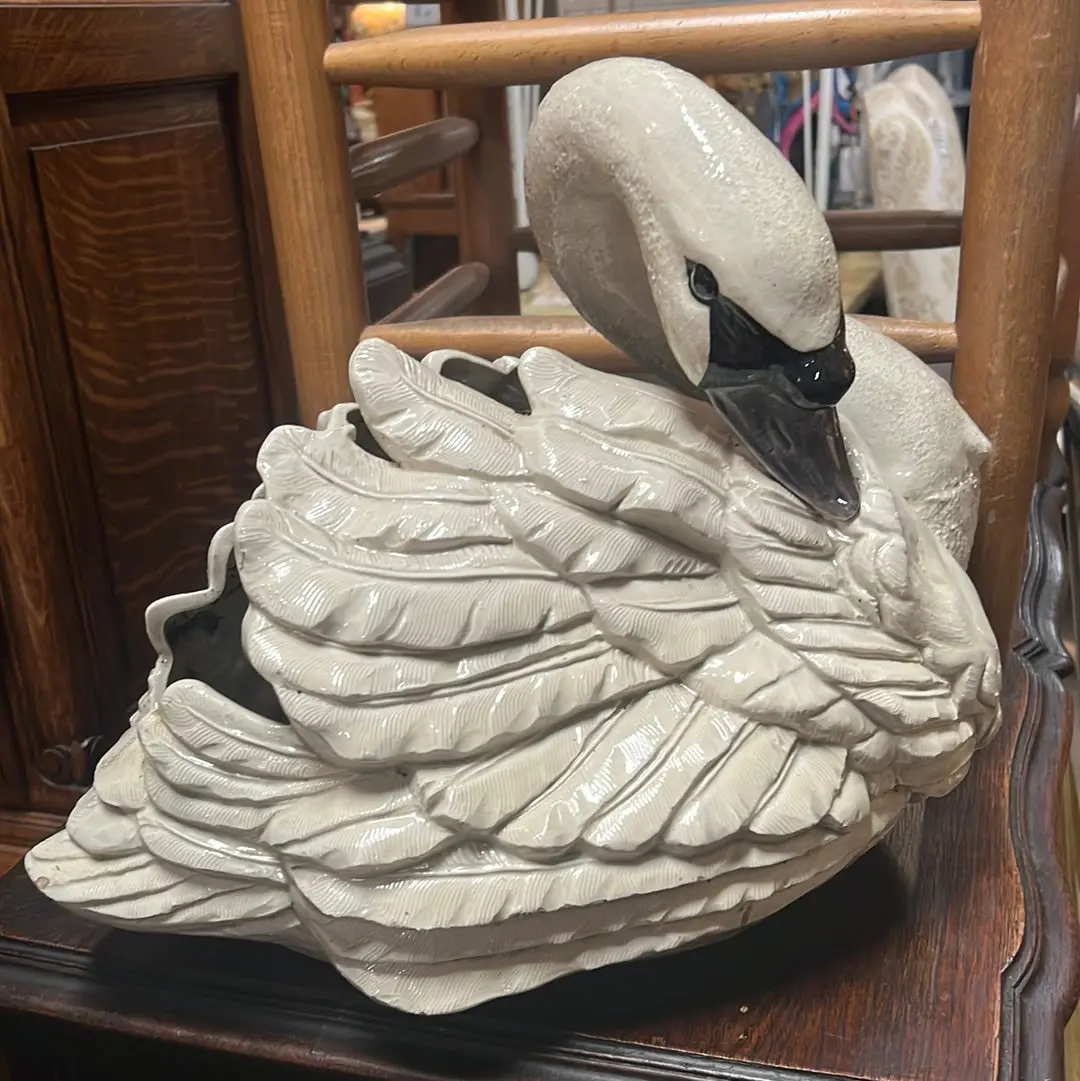 Large Ceramic Swan 1