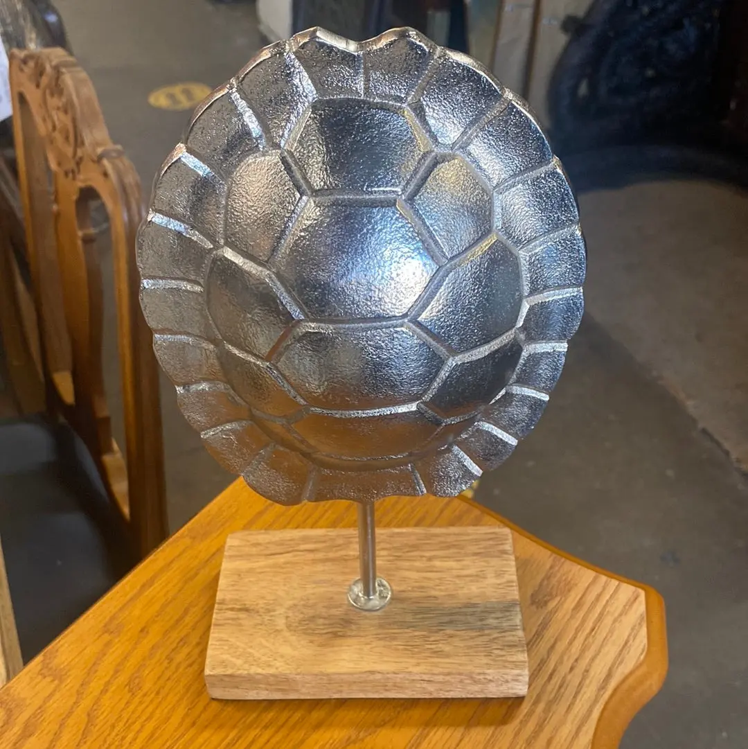 Faux Turtle Shell On Stand 1