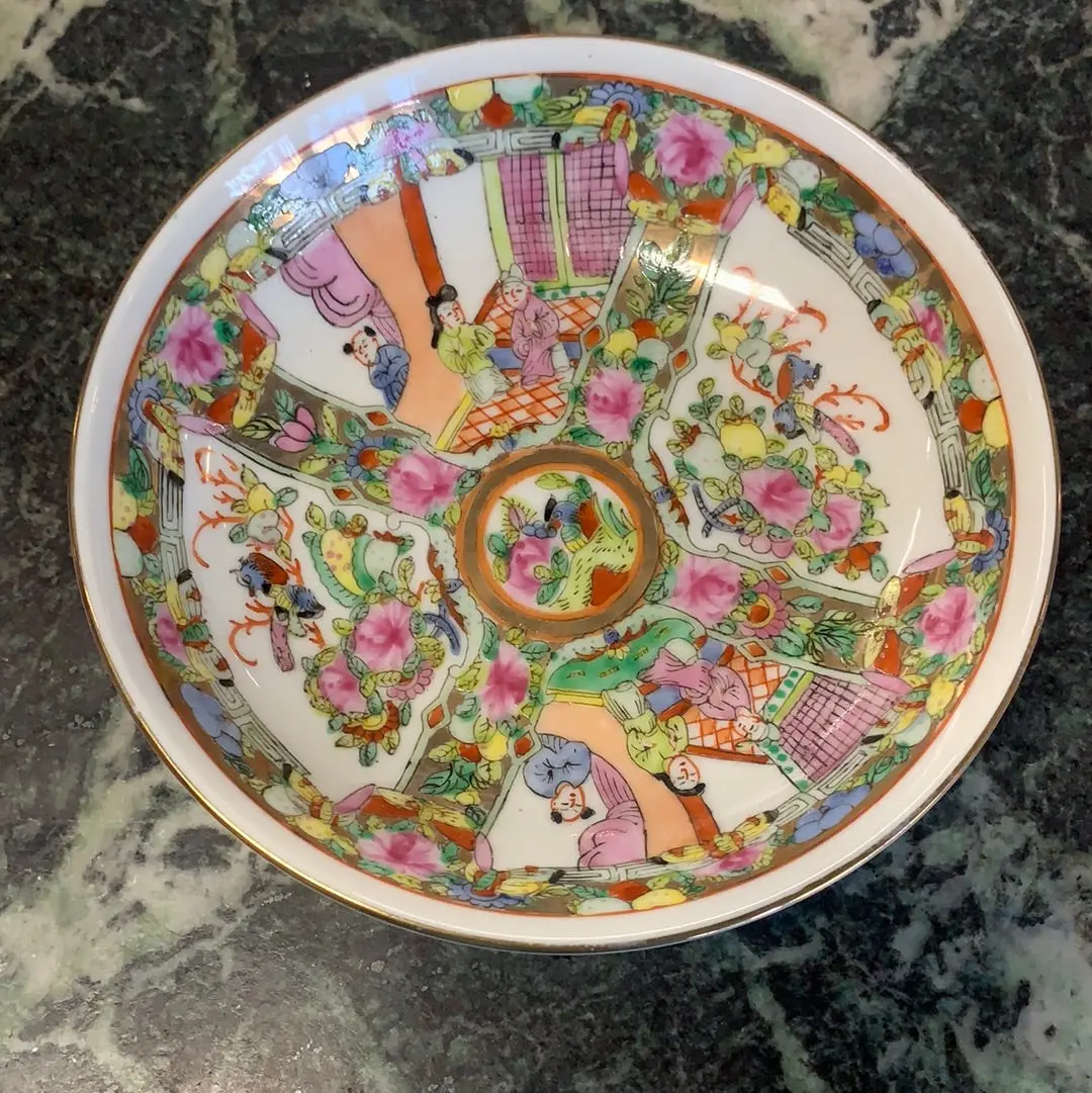 Small 5.5" Rose Medallion Bowl 1