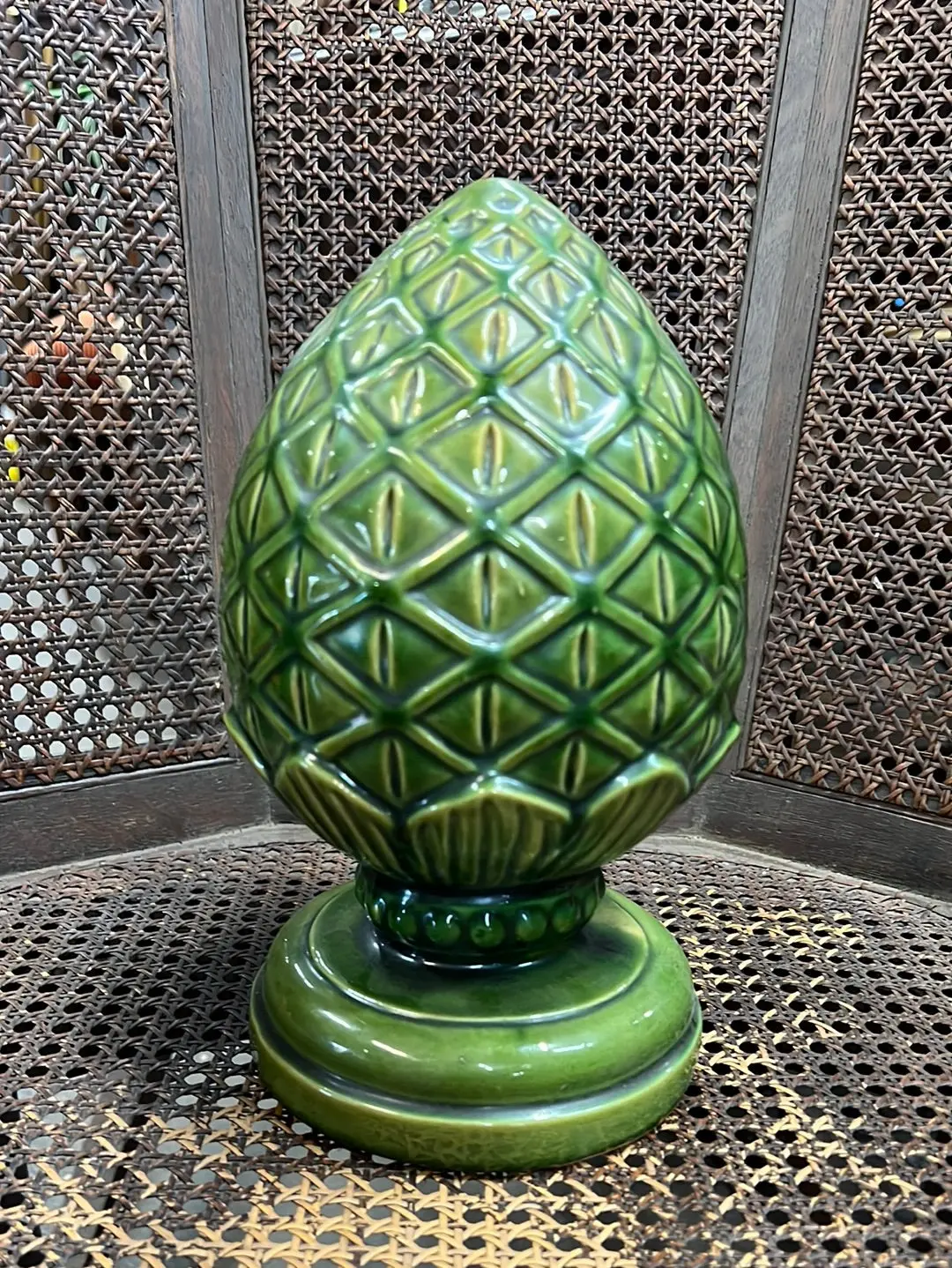 Single Ceramic Artichoke Finial 1