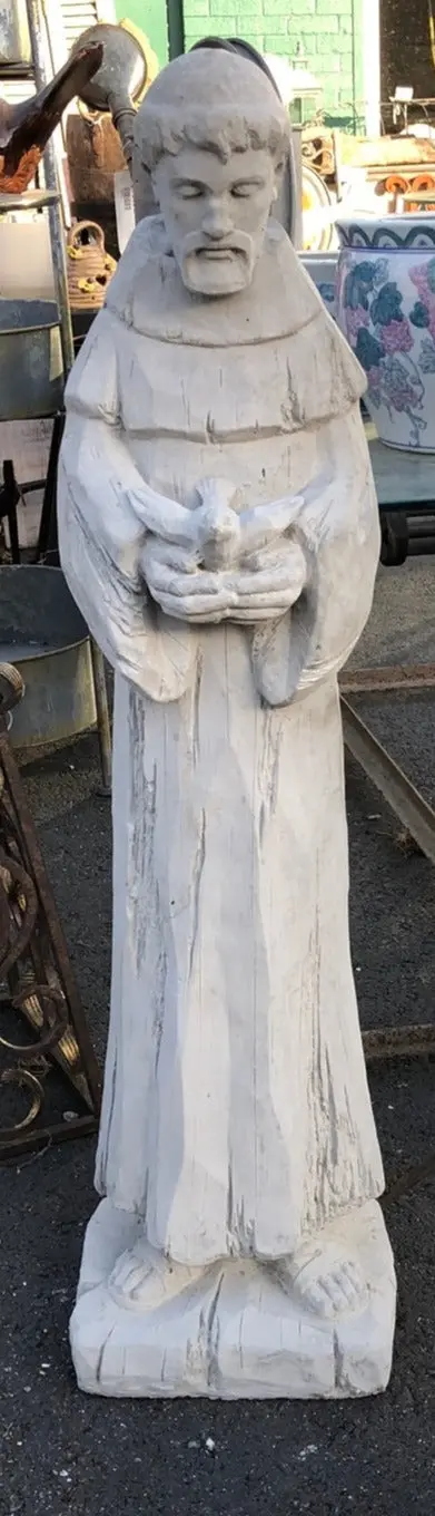 Faux Bois Saint Francis  Statue 1