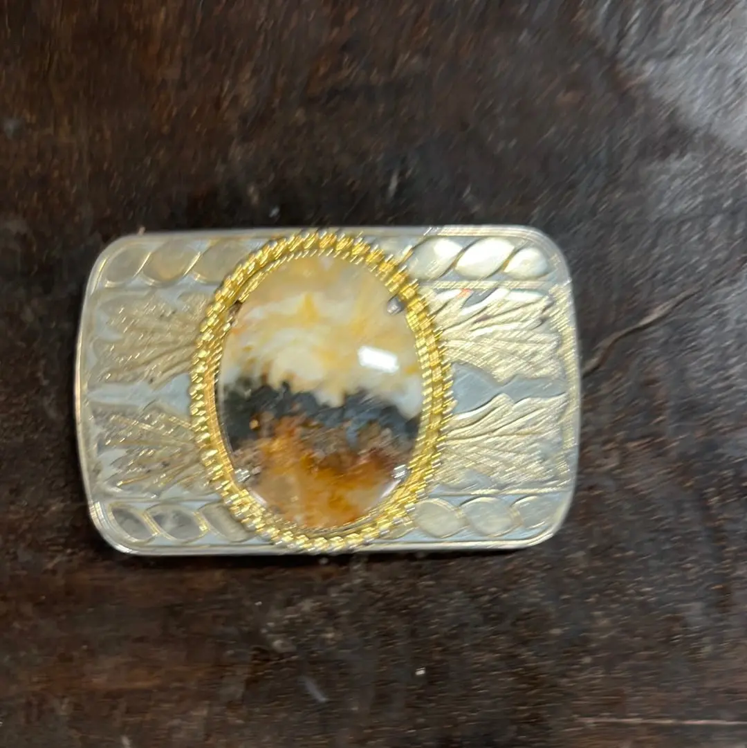 Belt Buckle With Stone 1