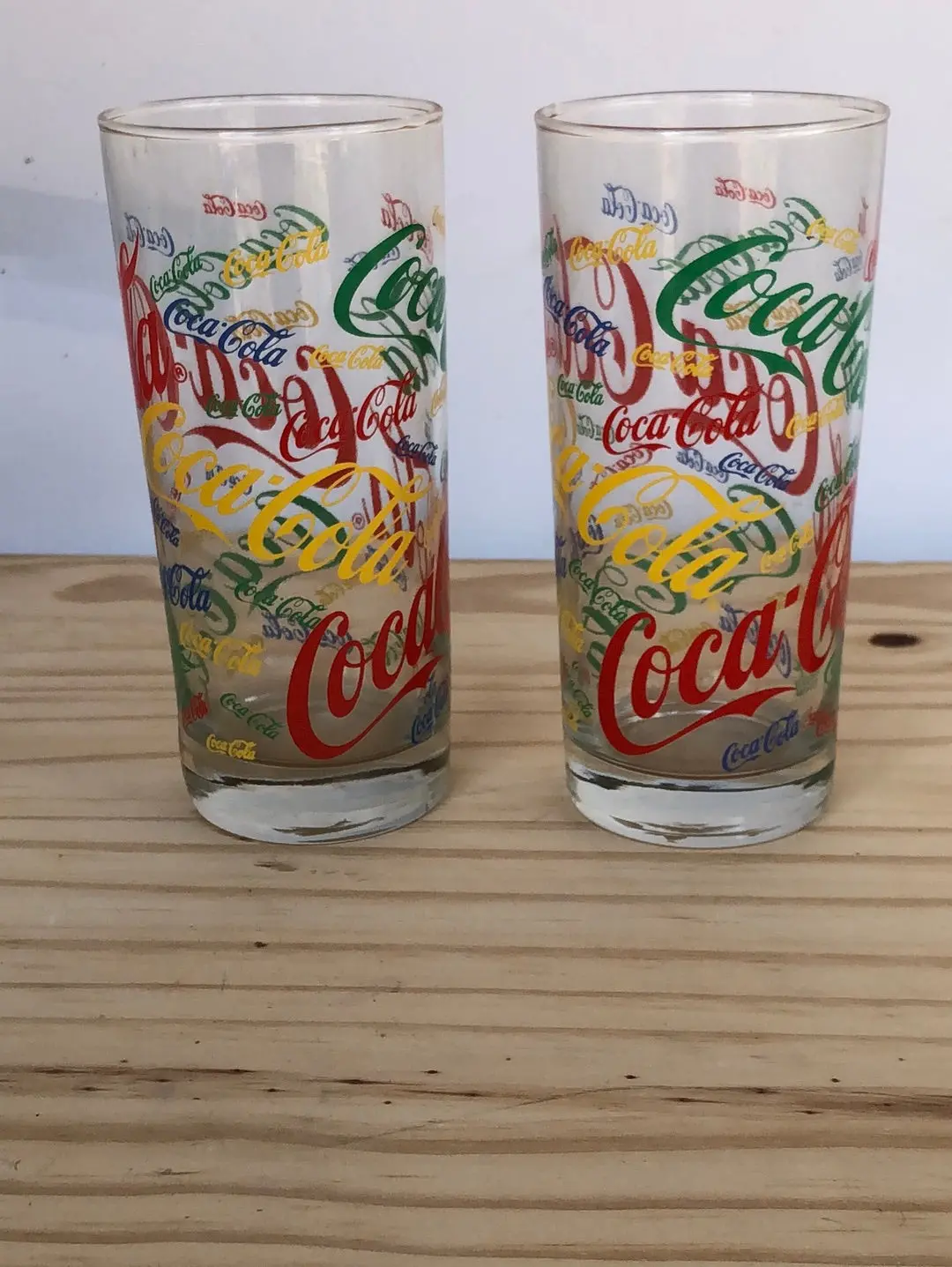 Multicolor Coca-Cola Glass 1 Only 1