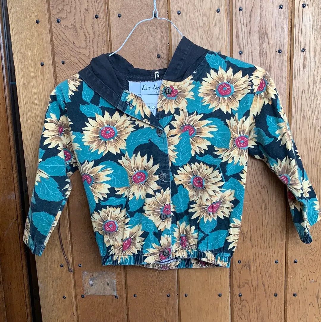 Child's Vintage Sunflower Jacket 1