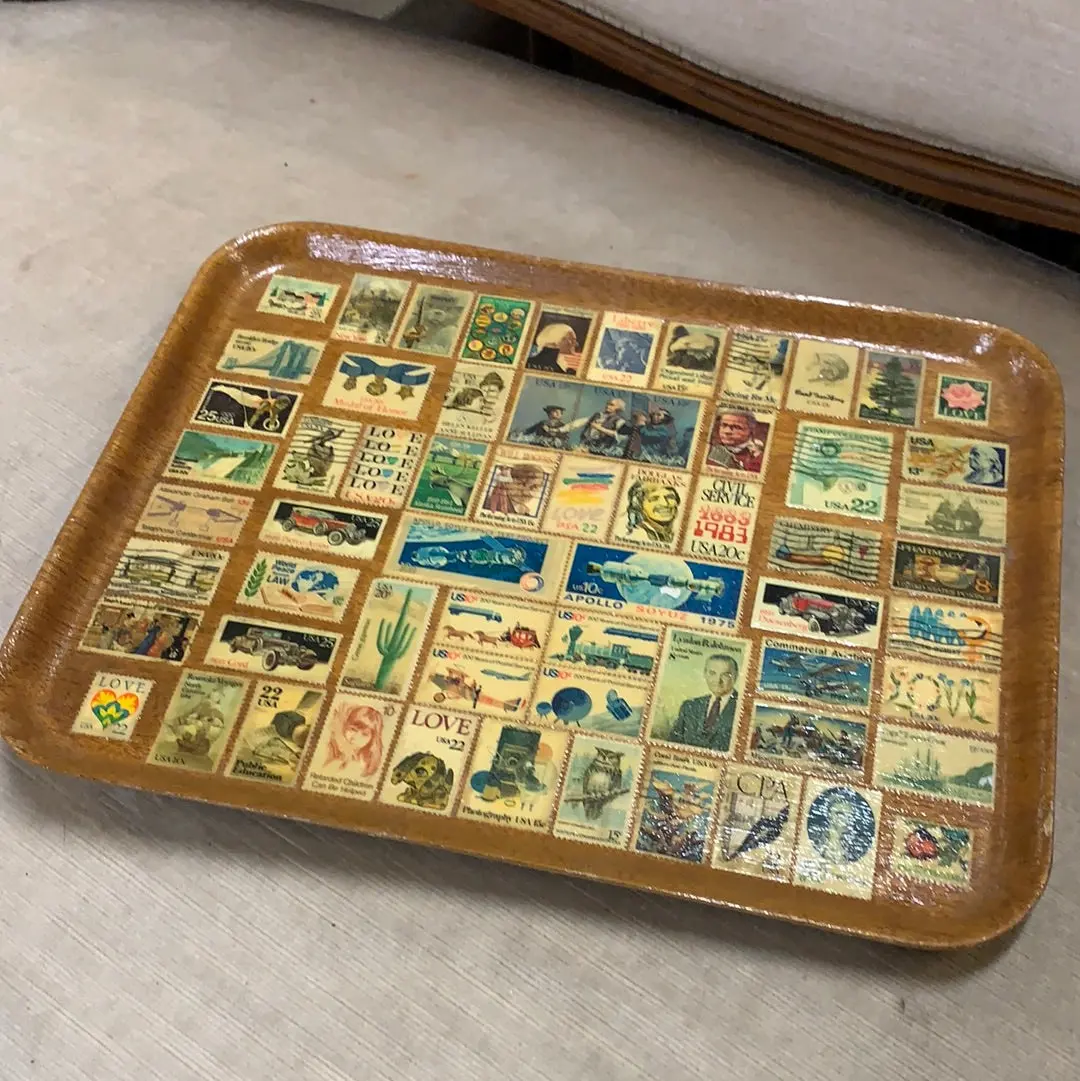 Vintage Stamps Tray 1