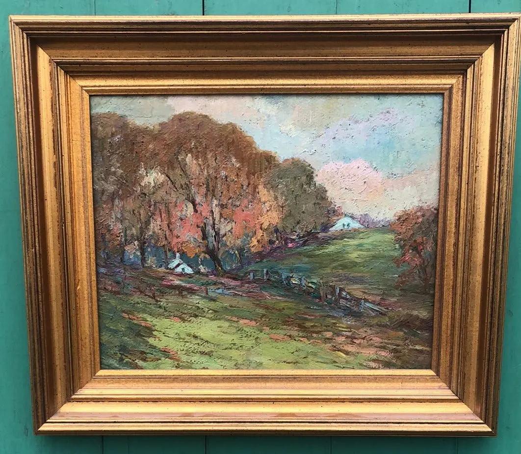 Autumn Farm Oil Paintring 1
