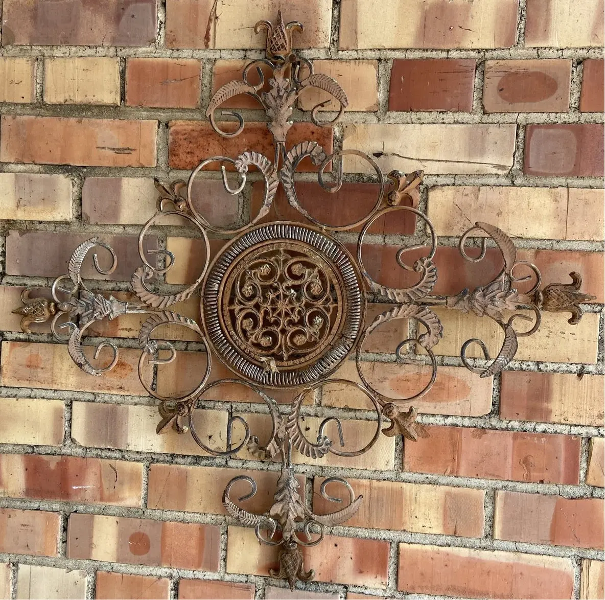 Wall Hanging Iron Sculptural Plaque 1