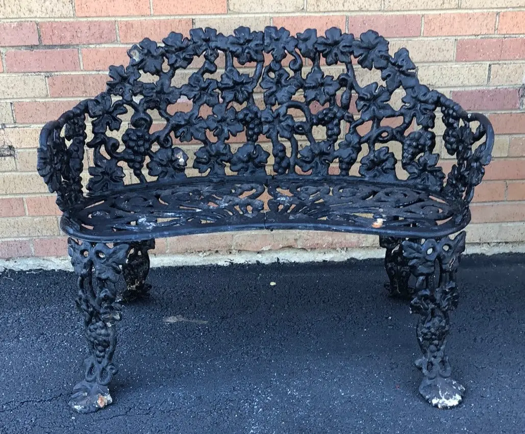 Cast Iron Garden Bench 1