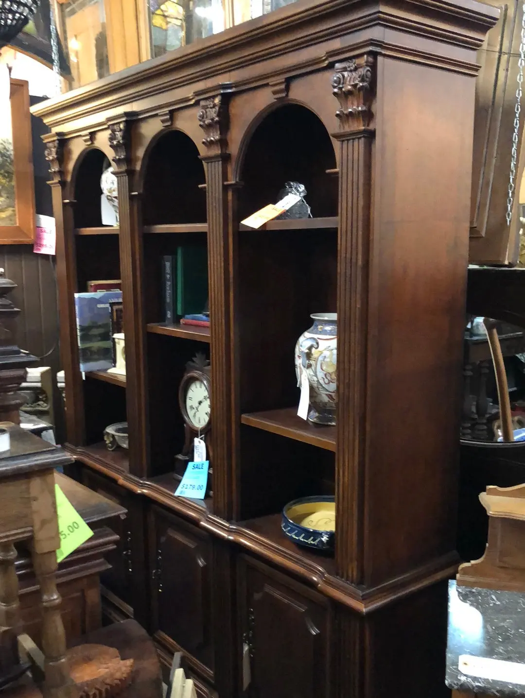 Italian Arched Bookcase 1