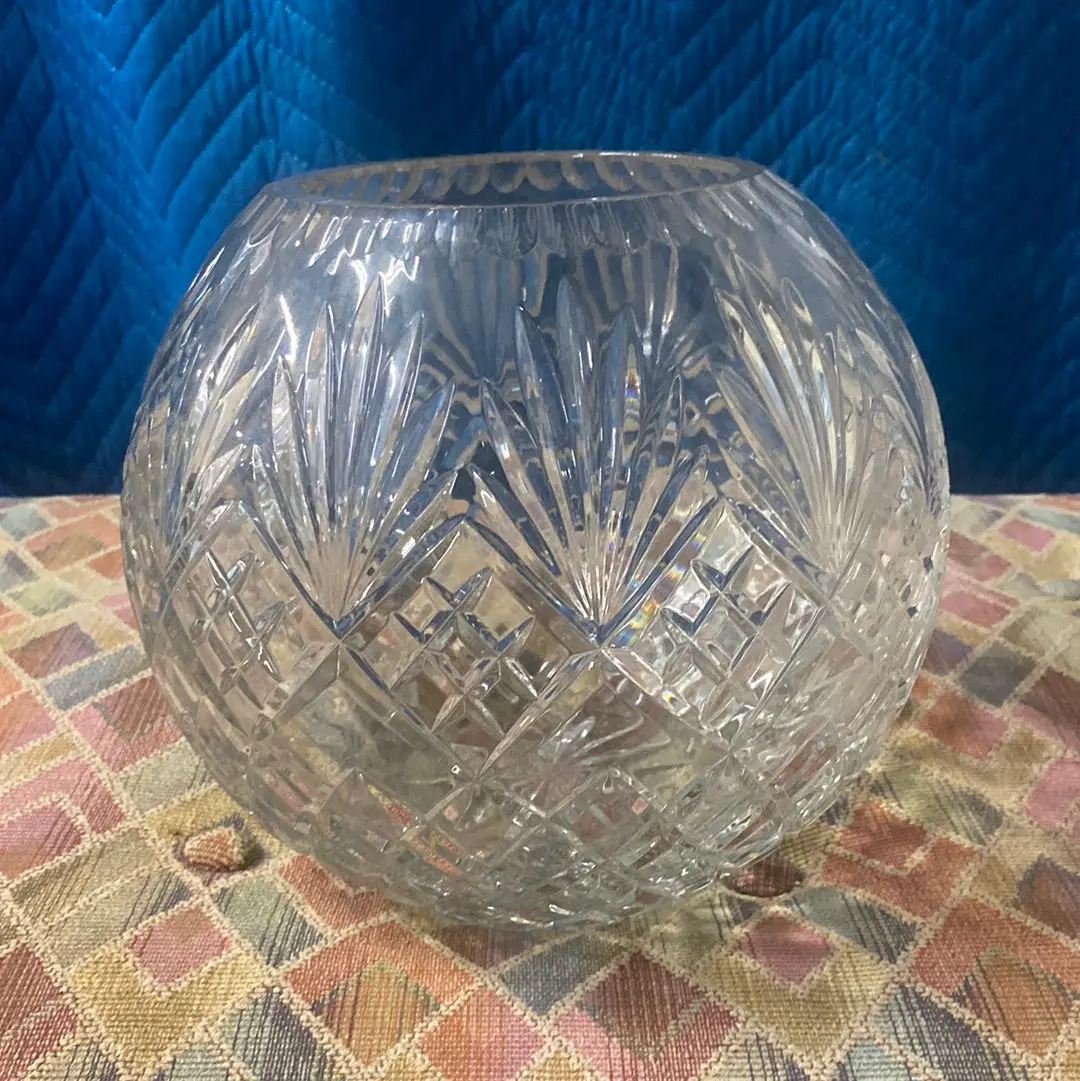 Large Crystal Rose Bowl 1