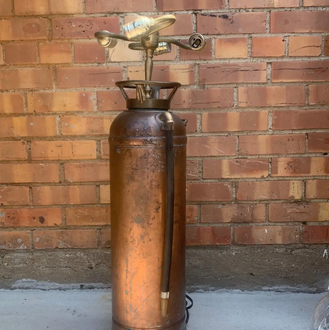 Copper Fire Extinguisher Lamp 1