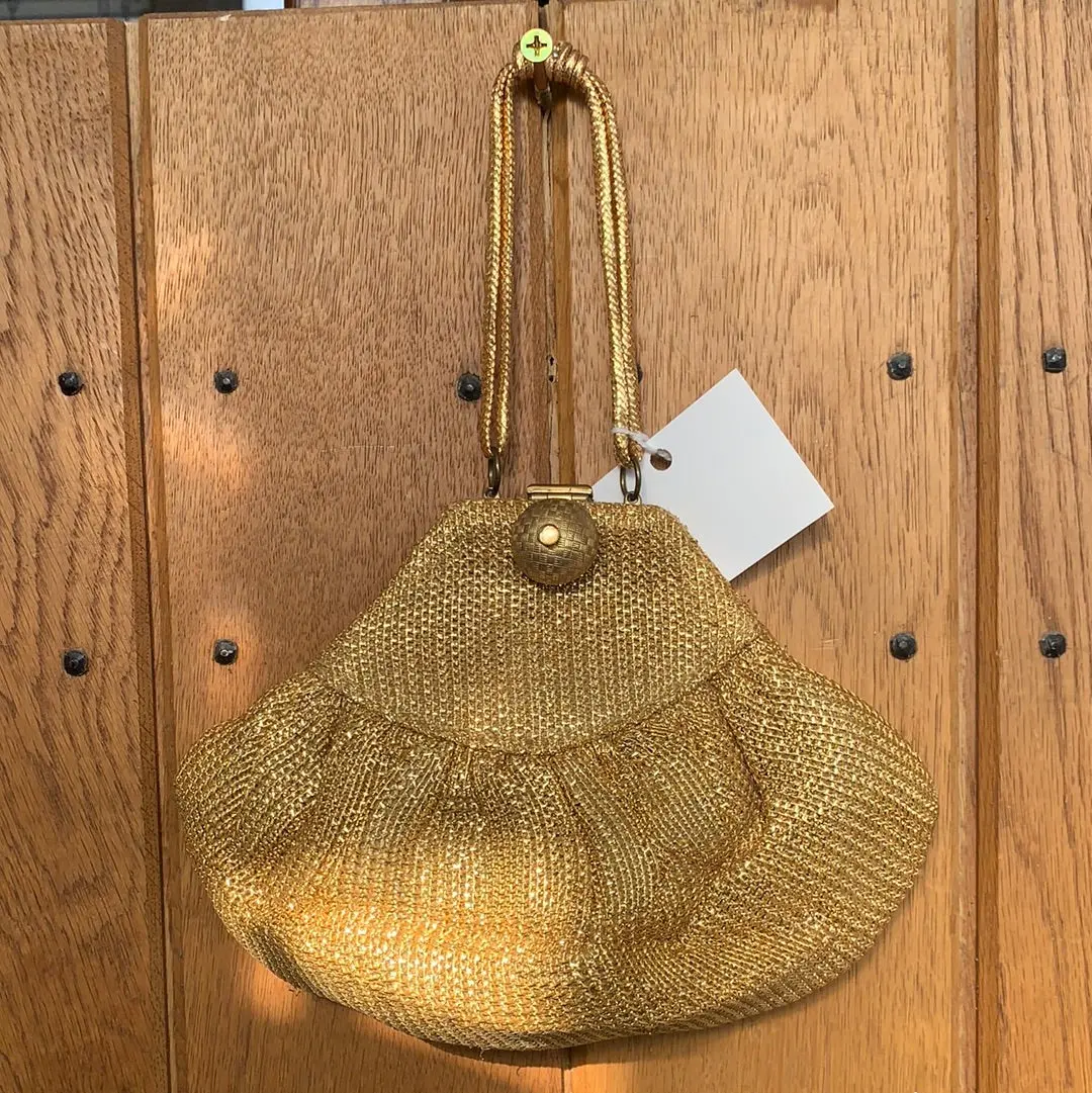 Golden Knit Purse 1