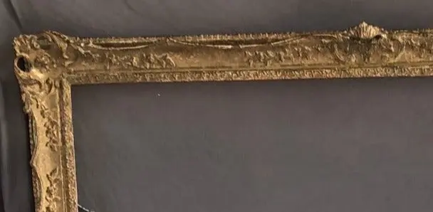 Large Ornate Victorian Gesso Painting Frame 1