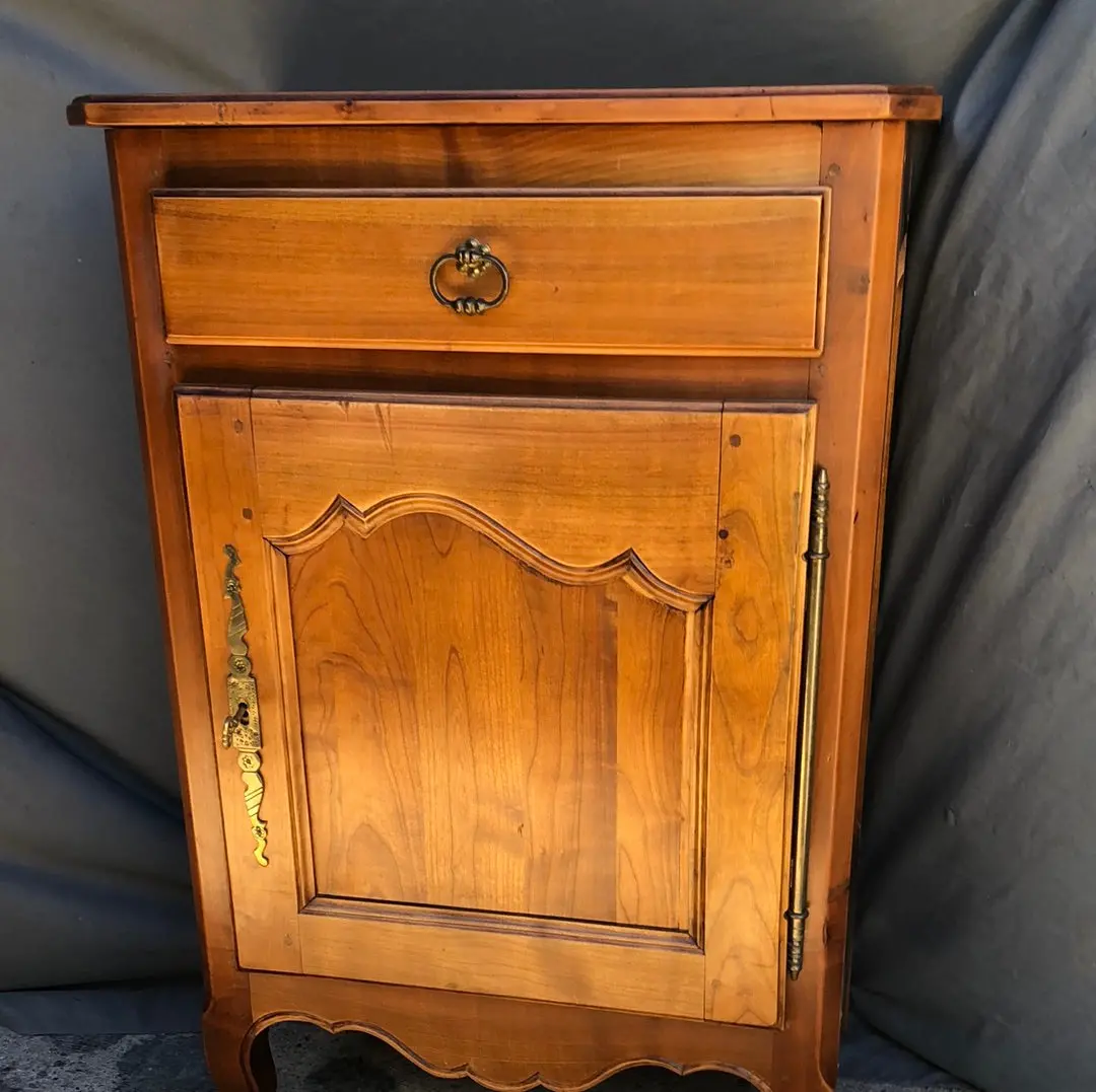 Louis Xv Pegged Cherry Jam Cabinet 1