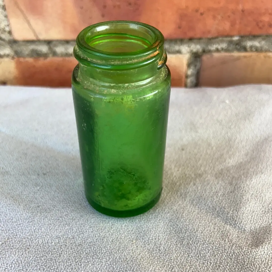 Small Green Drug Bottle 1