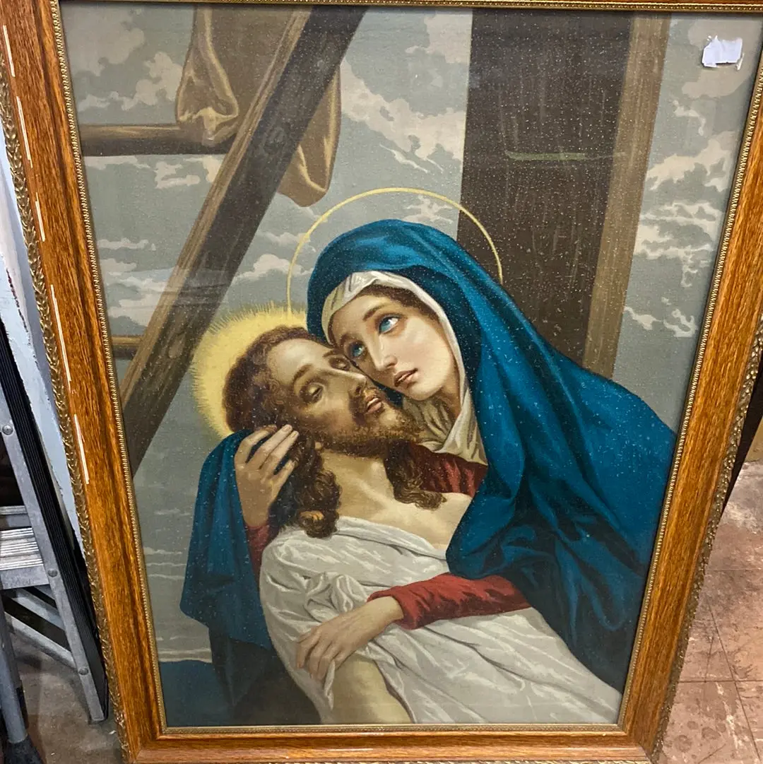 Large Print Of Jesus With Mary 1