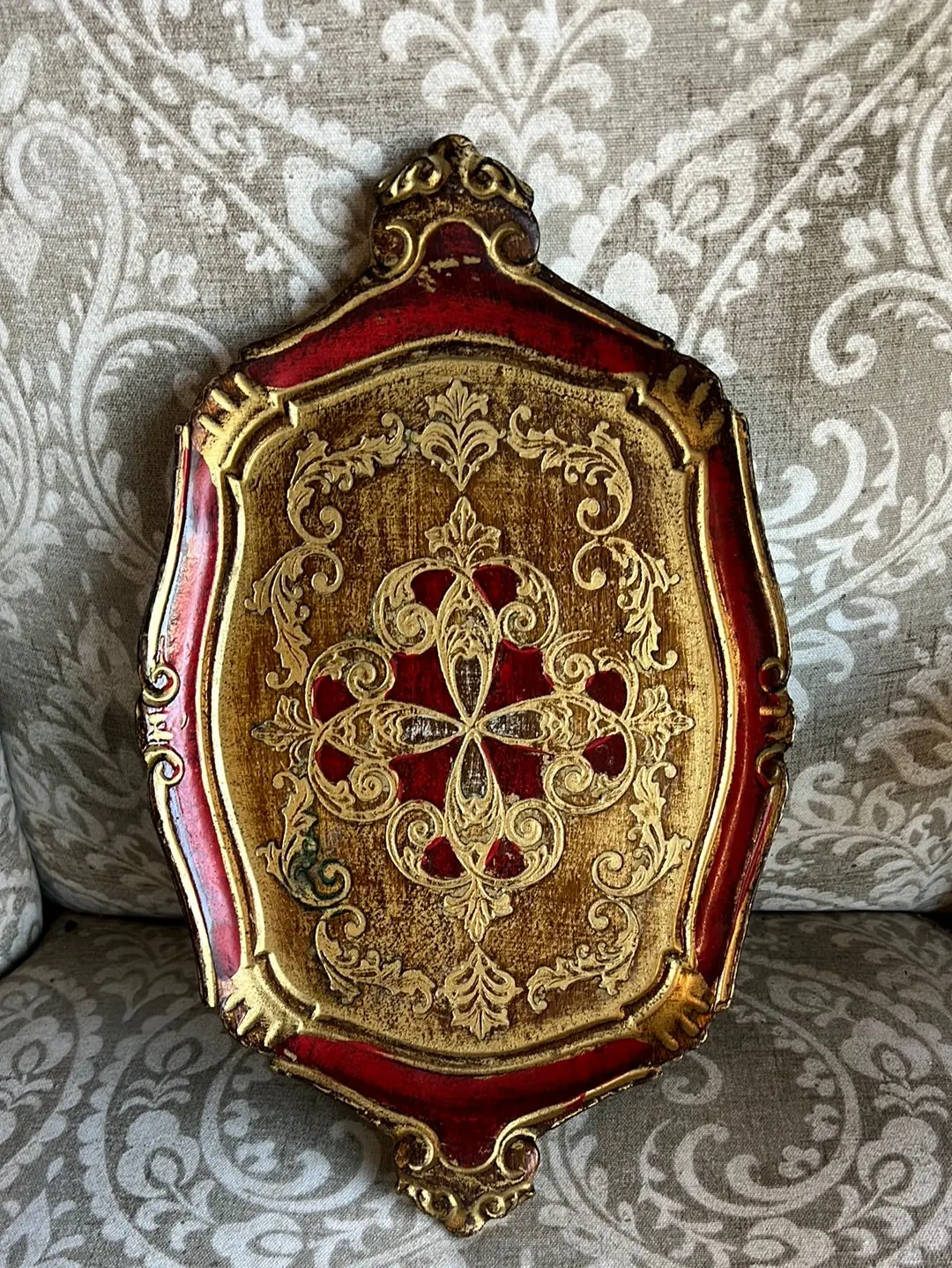 Small Rectangular Florentine Tray 1