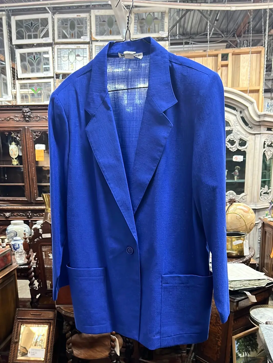 Cobalt Blue Lightweight Blazer 1