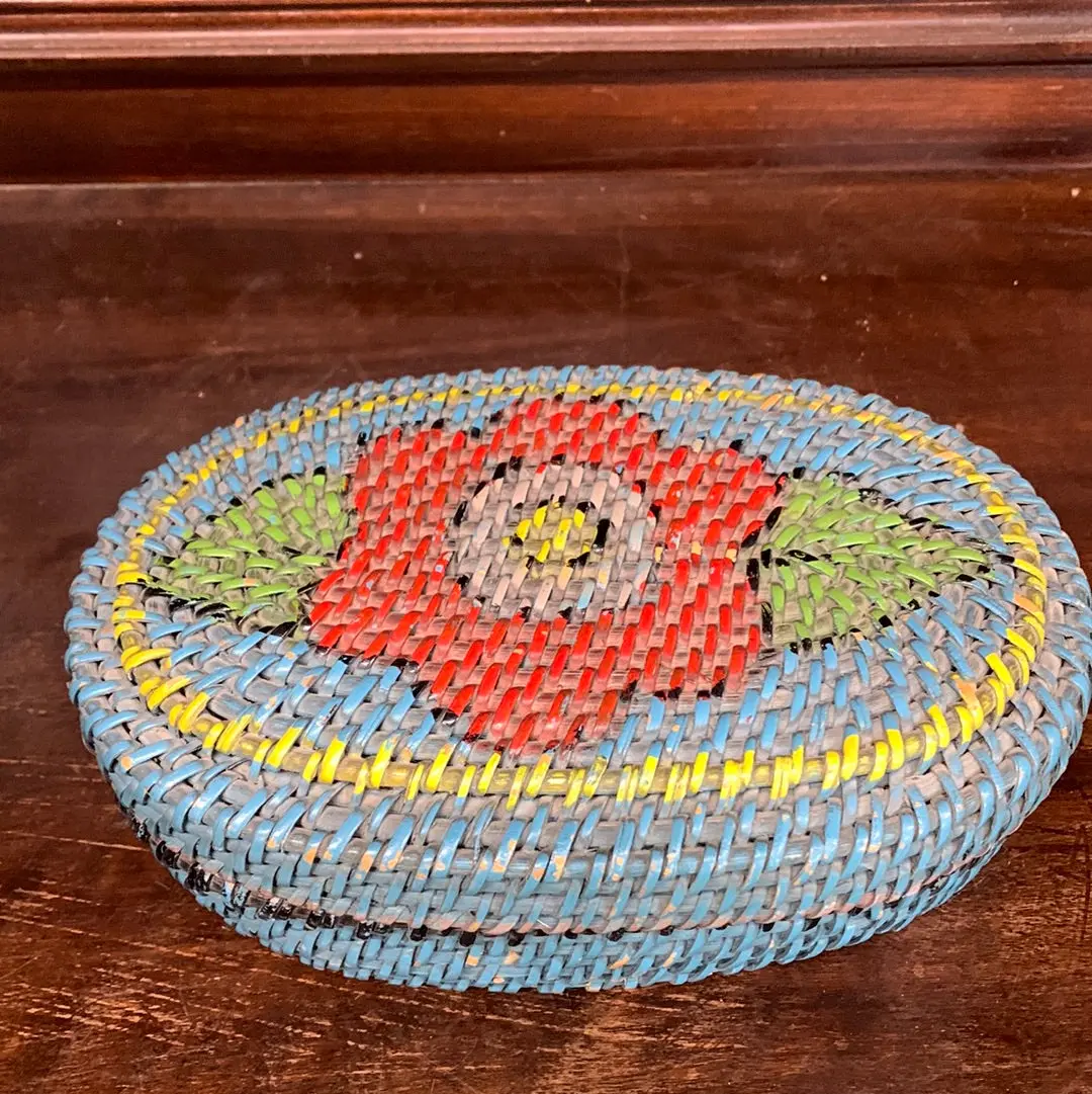 Colorful Oval Basket 1