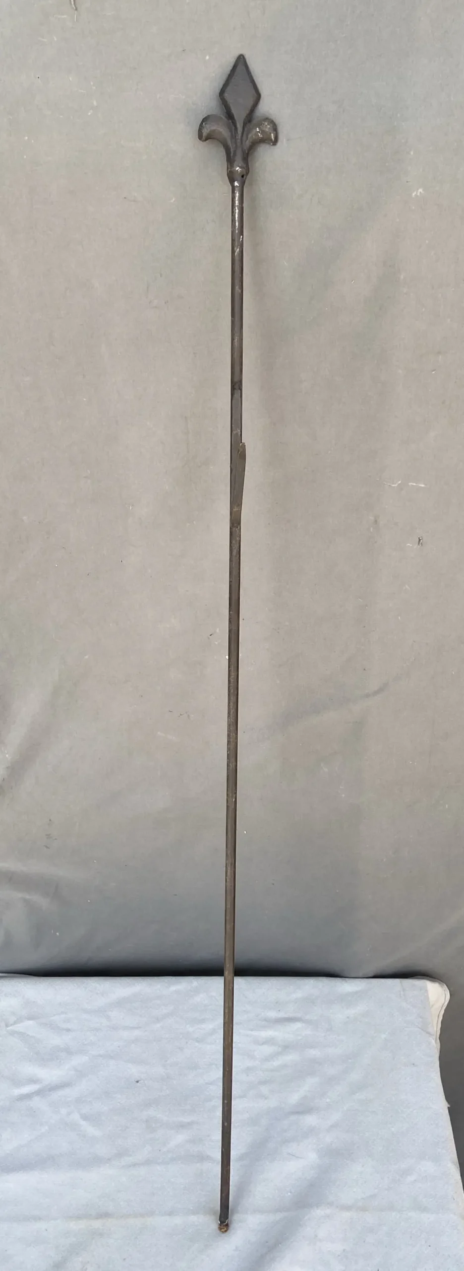 Iron Yard Spikes With Fleur De Lis 1