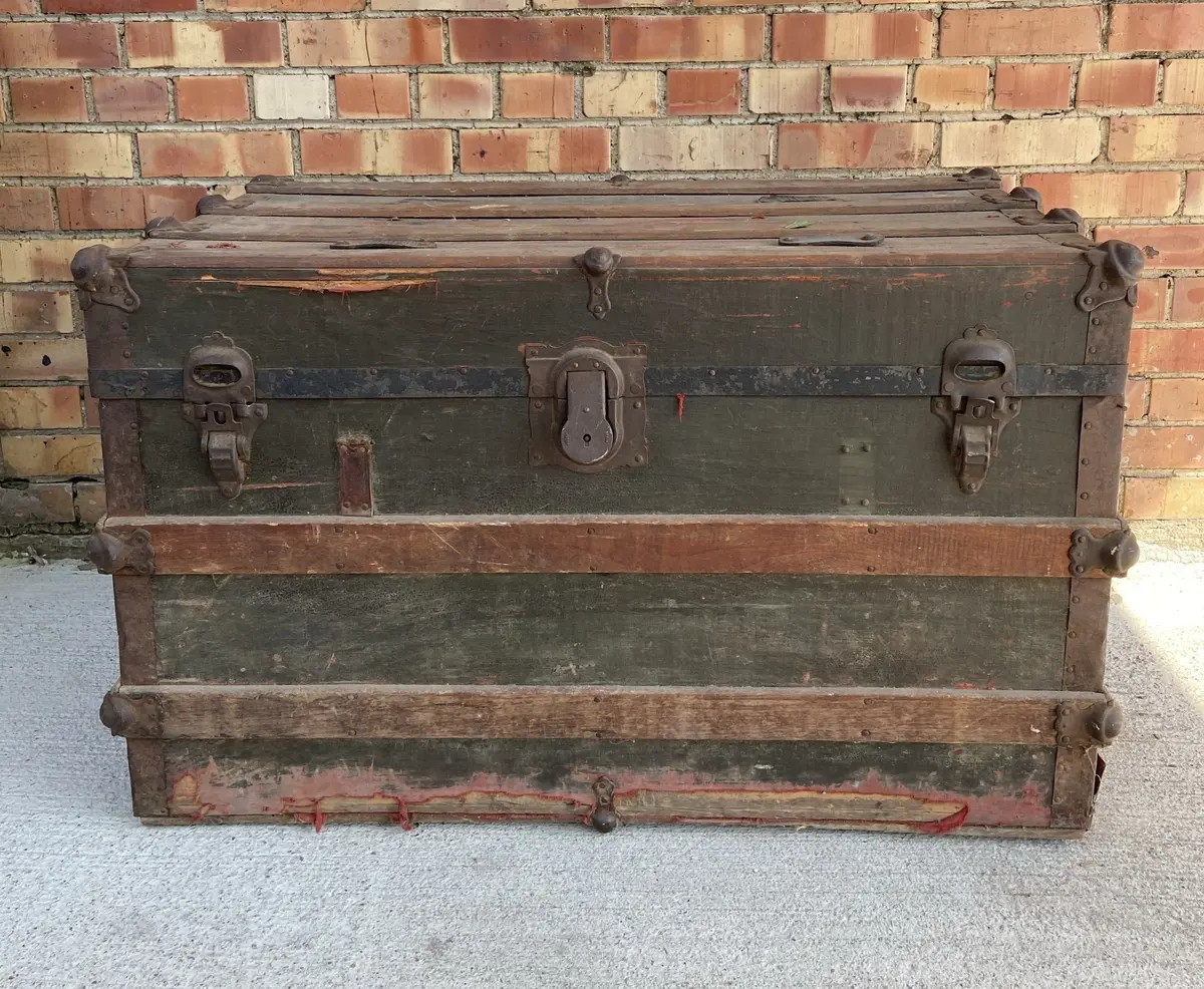 Tall Steamer Trunk 1