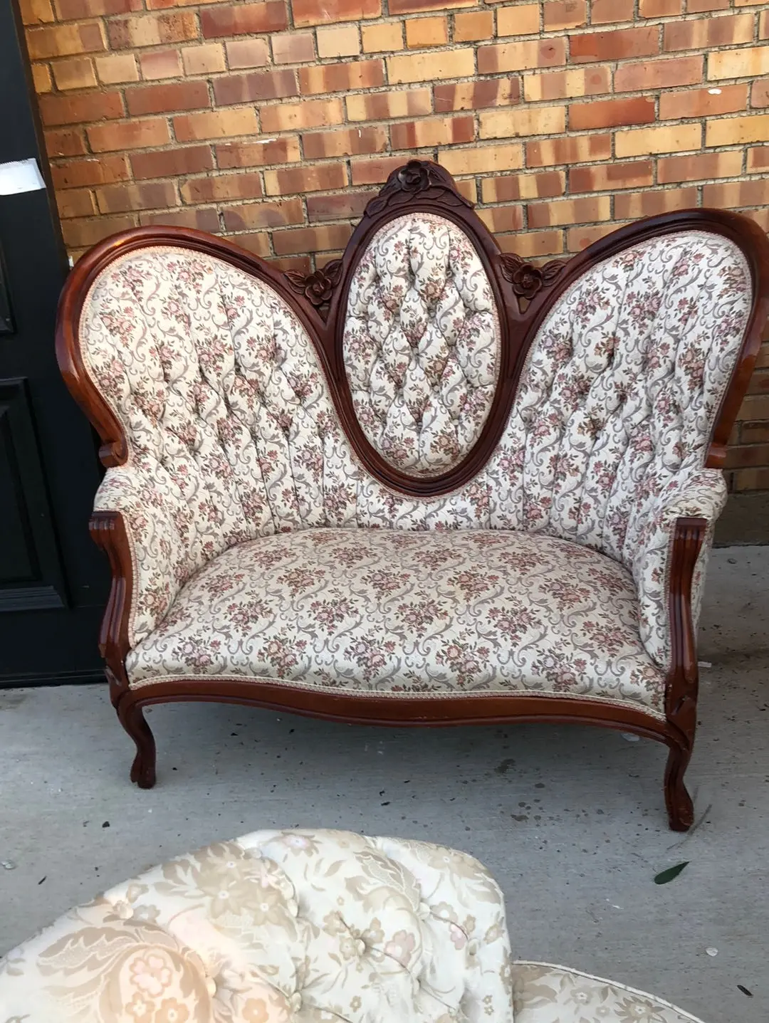 Victorian Reproduction Settee 1