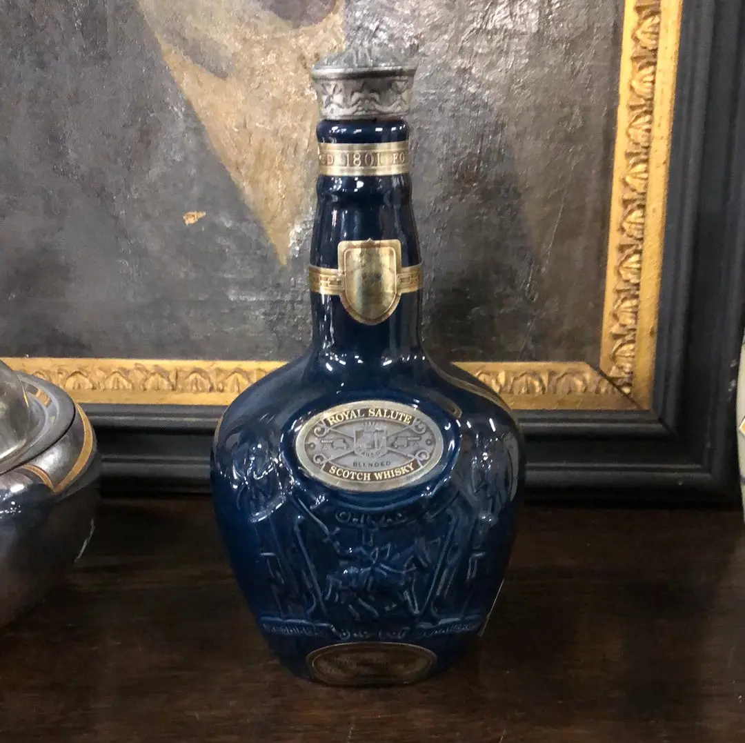 Chivas Glazed Crockery Liquor Bottle 1