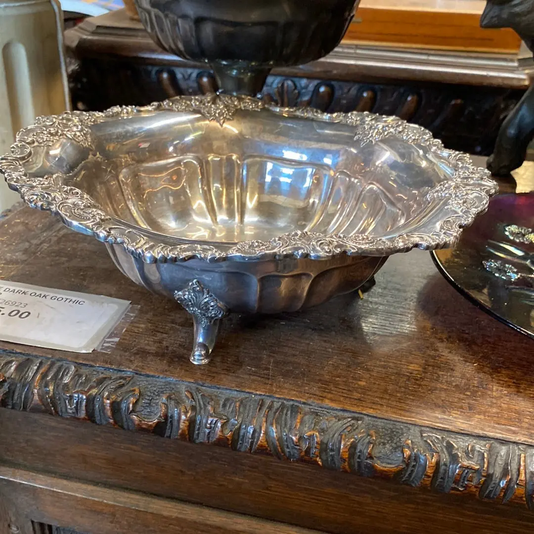 Wallace Silver Footed Plate Compote 1