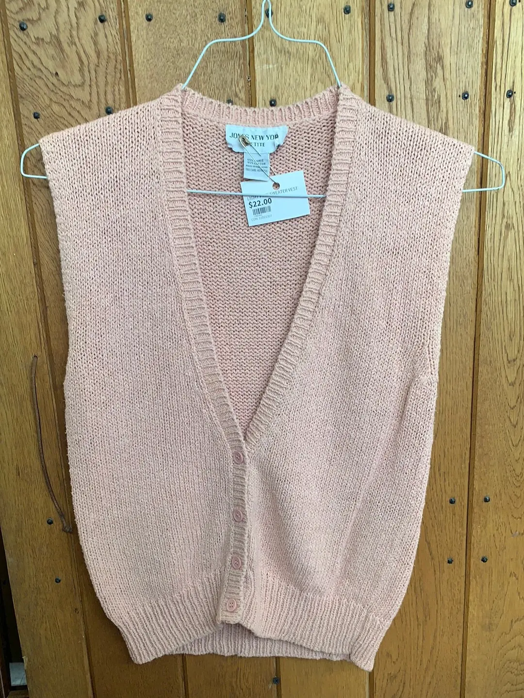 Light Pink Sweater Vest 1